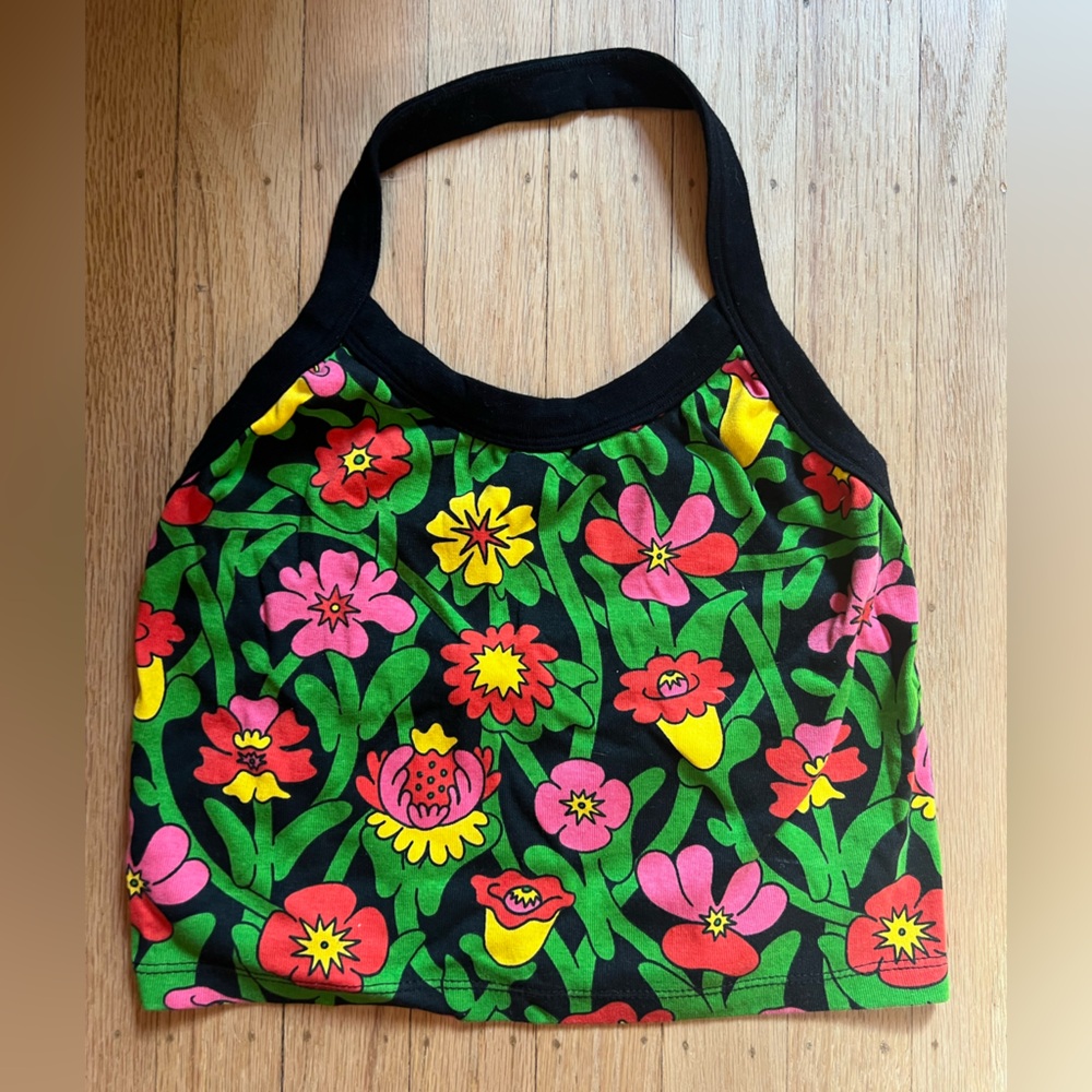 Big Bud Press Flower Tangle Halter Top - S